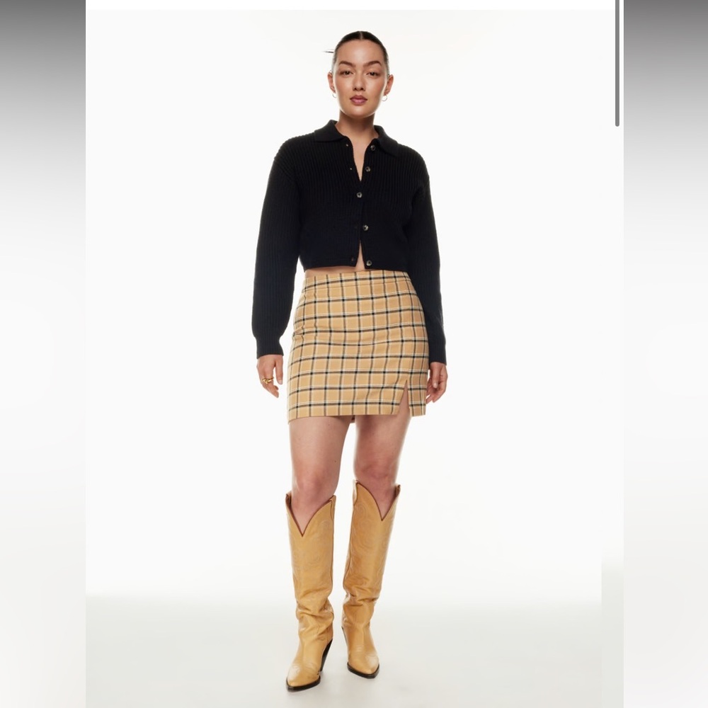 Aritzia Wilfred Patio Mini Skirt in Marisol